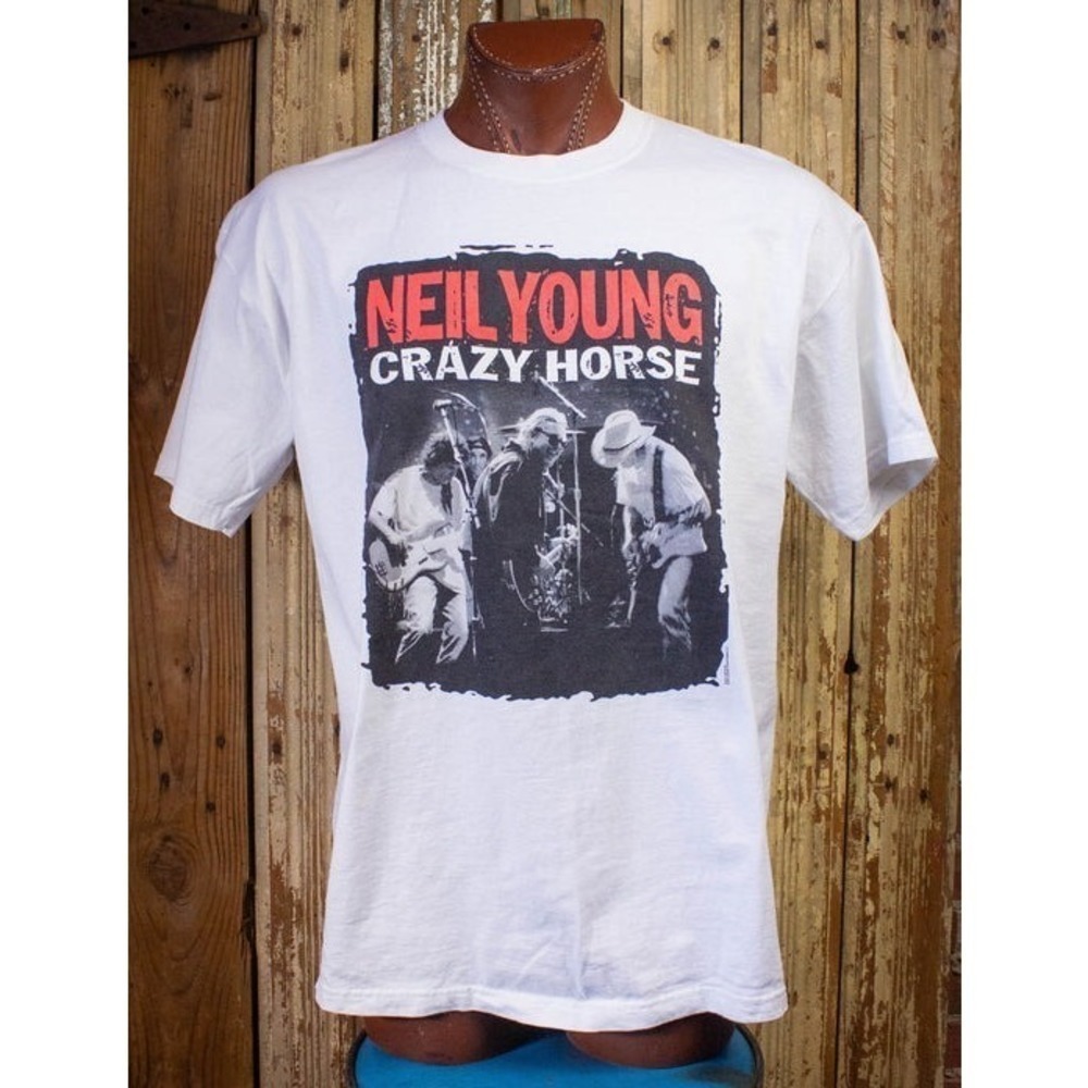 Neil Young Crazy Horse Tour Parking Lot Concert T Shirt